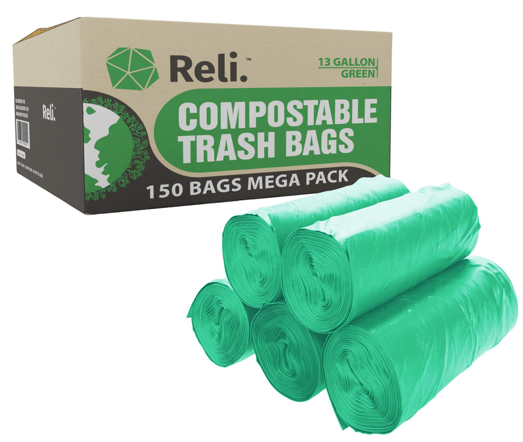Reli. Compostable 13 Gallon Trash Bags